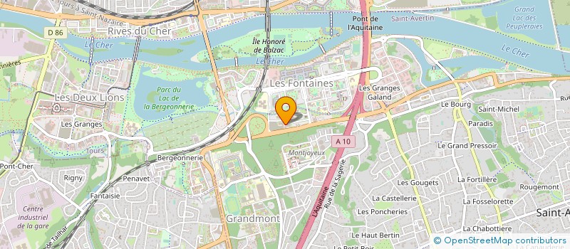 localisation de l'entreprise TOURS CITE DE LA SOIE à TOURS