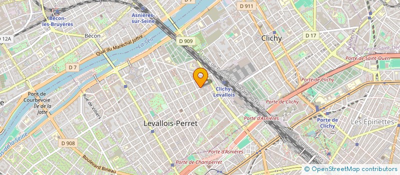 localisation de l'entreprise TOURS DE LEVALLOIS à LEVALLOIS-PERRET