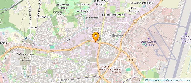 localisation de l'entreprise TOURS EQUIPEMENTS HOTELIERS à TOURS