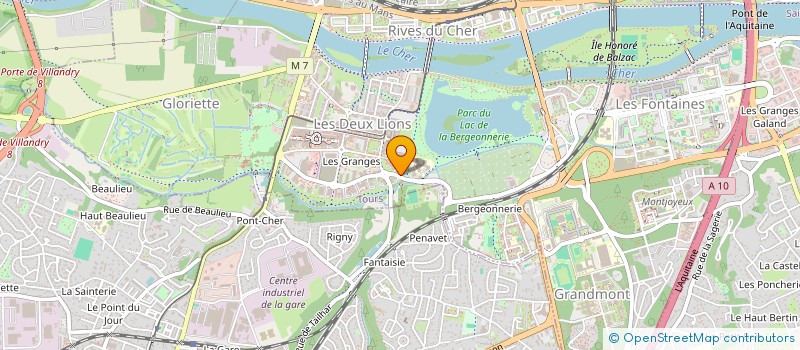 localisation de l'entreprise TOURS EVENT 37  TOURS