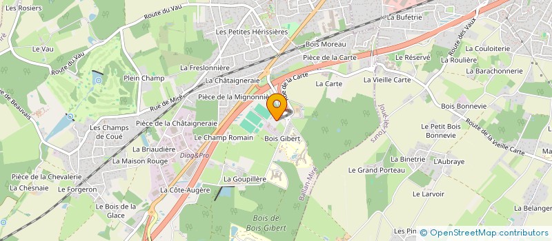 localisation de l'entreprise TOURS FOOT INVEST  BALLAN-MIRE