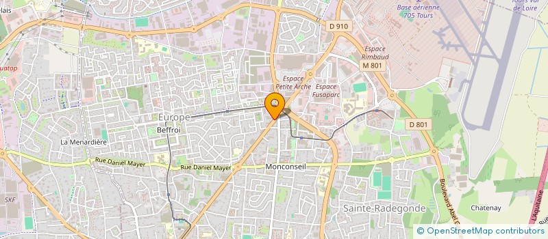 localisation de l'entreprise TOURS FORM  TOURS