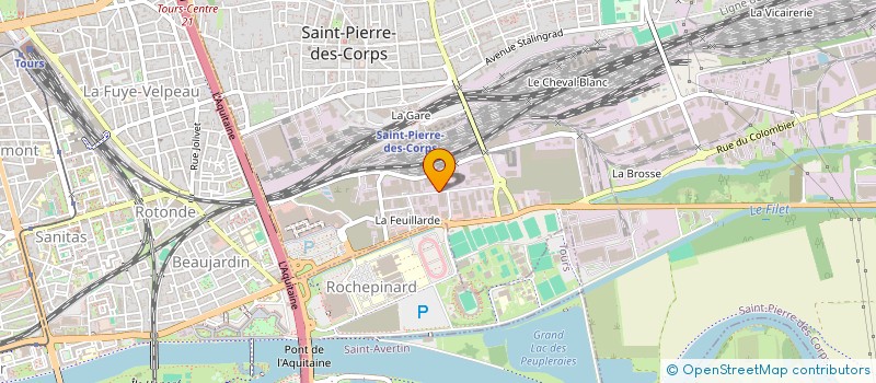 localisation de l'entreprise TOURS GRANDES CUISINES FROID à SAINT-PIERRE-DES-CORPS