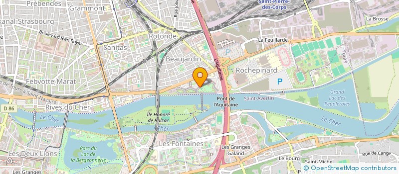 localisation de l'entreprise TOURS KUNG FU CLUB  TOURS