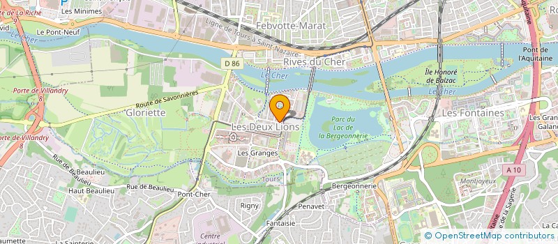 localisation de l'entreprise TOURS'LOGEMENTS à TOURS