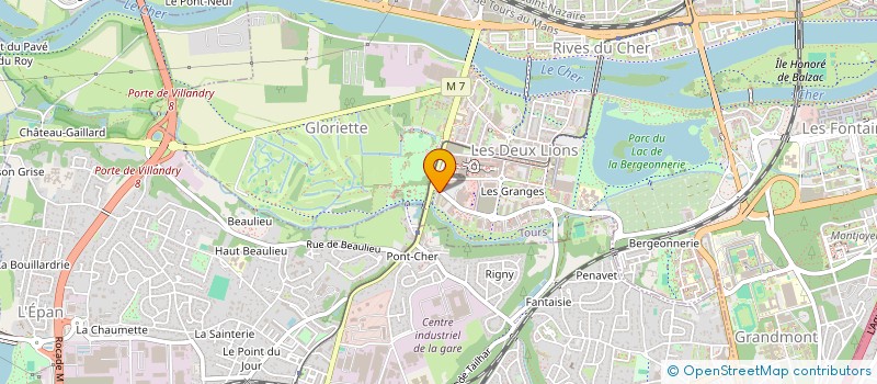 localisation de l'entreprise TOURS METROPOLE BASKET - TMB  TOURS