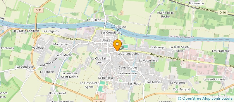 localisation de l'entreprise TOURS'N'MATIC  CIVRAY-DE-TOURAINE