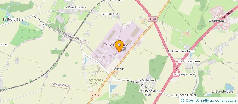 localisation de l'entreprise TOURS'N NEGOCE à PARCAY-MESLAY