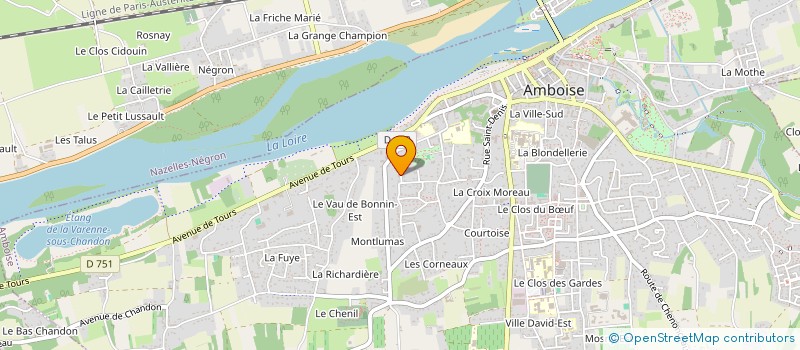 localisation de l'entreprise TOURS'N TAXI 37  AMBOISE