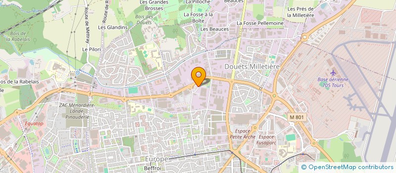 localisation de l'entreprise TOURS NORD OPTIC  TOURS