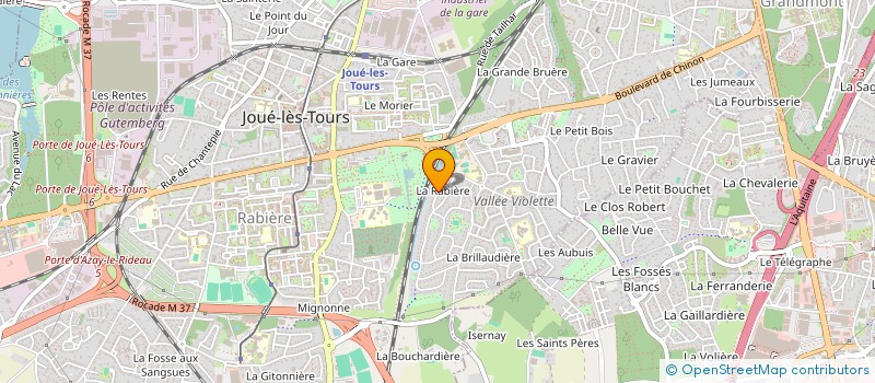 localisation de l'entreprise TOURS NUMERIQUE à JOUE-LES-TOURS