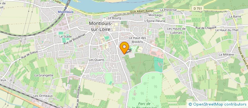 localisation de l'entreprise TOURS PROMO IMMO  MONTLOUIS-SUR-LOIRE