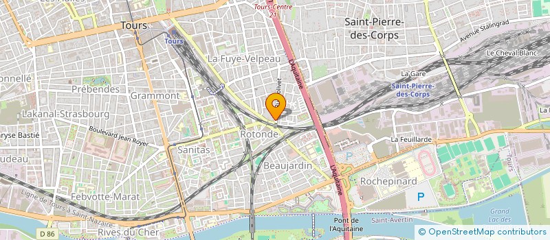 localisation de l'entreprise TOURS REPRO COMPETITON  TOURS