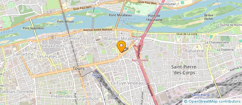 localisation de l'entreprise TOURS SOCIAL CLUB (TSC) à TOURS