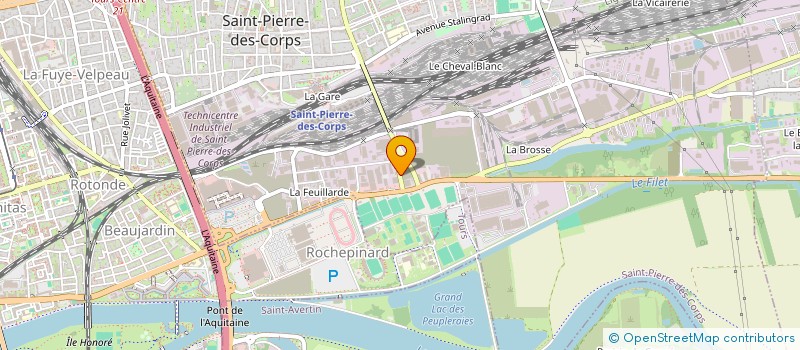 localisation de l'entreprise TOURS VITRAGES à SAINT-PIERRE-DES-CORPS