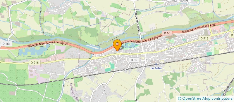 localisation de l'entreprise TOURSEL  LE SOLER