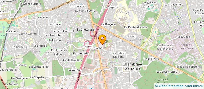 localisation de l'entreprise TOURSTISS à CHAMBRAY-LES-TOURS