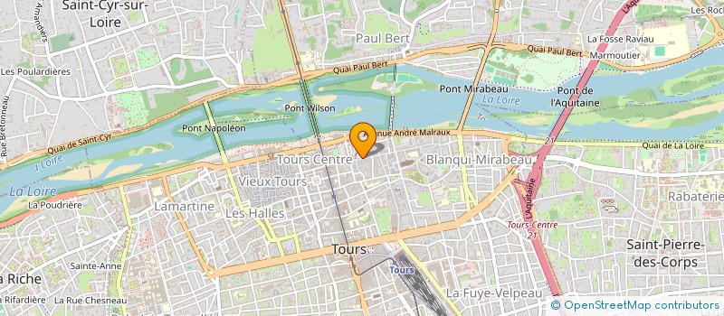 localisation de l'entreprise TOURSTONIK  TOURS