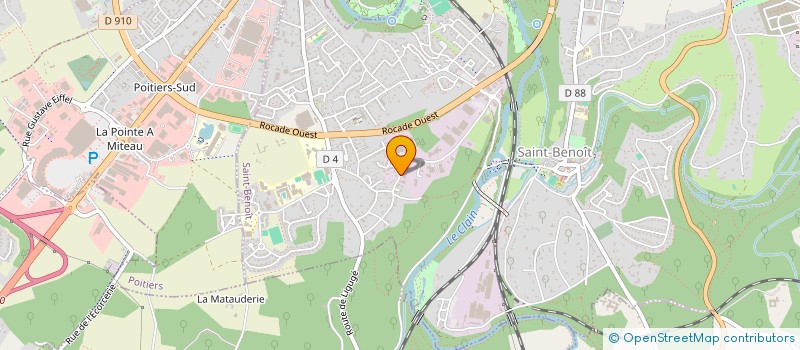 localisation de l'entreprise TOURTEAUX JAHAN  SAINT-BENOIT