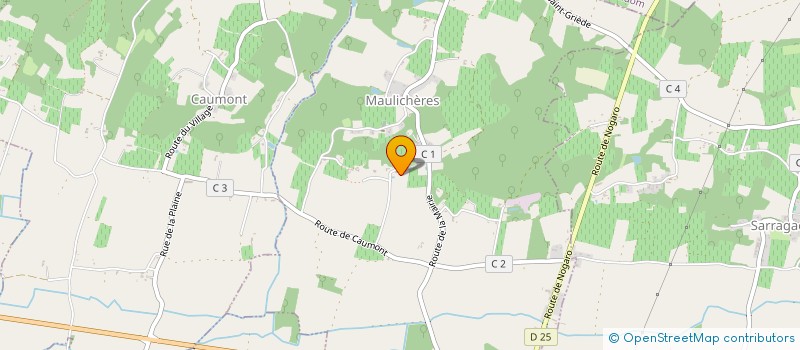 localisation de l'entreprise TOURTOUZE  MAULICHERES