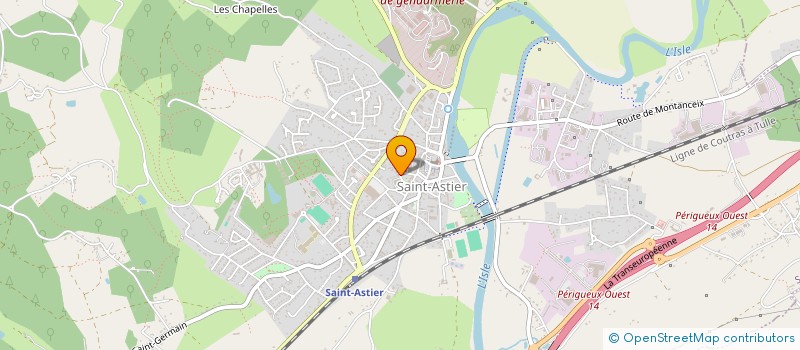 localisation de l'entreprise TOURVILLE  SAINT-ASTIER