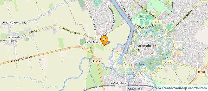 localisation de l'entreprise TOURVILLE à GRAVELINES