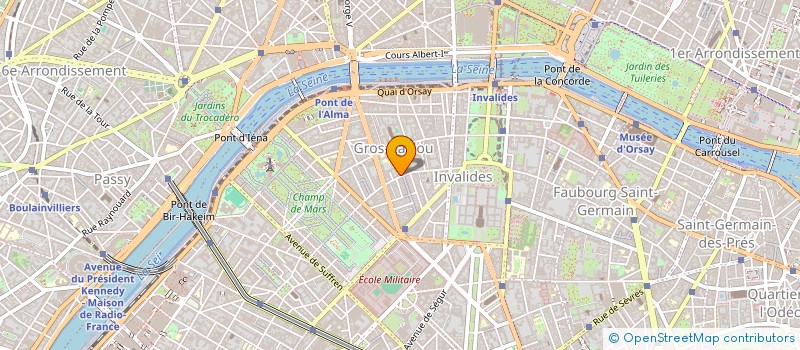 localisation de l'entreprise TOUS A BORD SUP '  PARIS