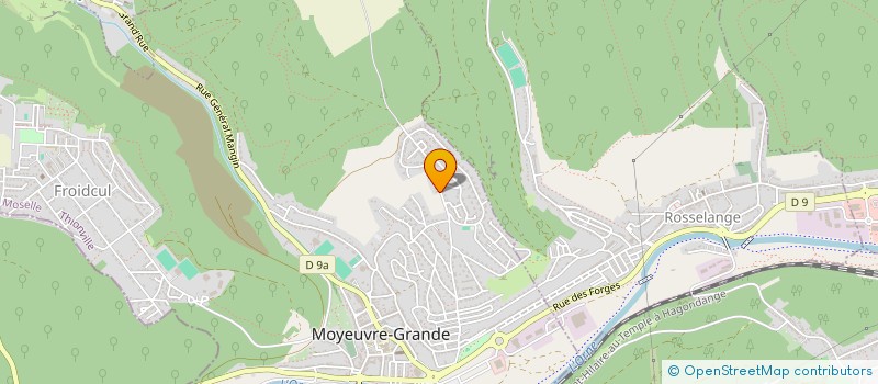 localisation de l'entreprise TOUS A CHEVAL AU TREHEMONT  MOYEUVRE GRANDE