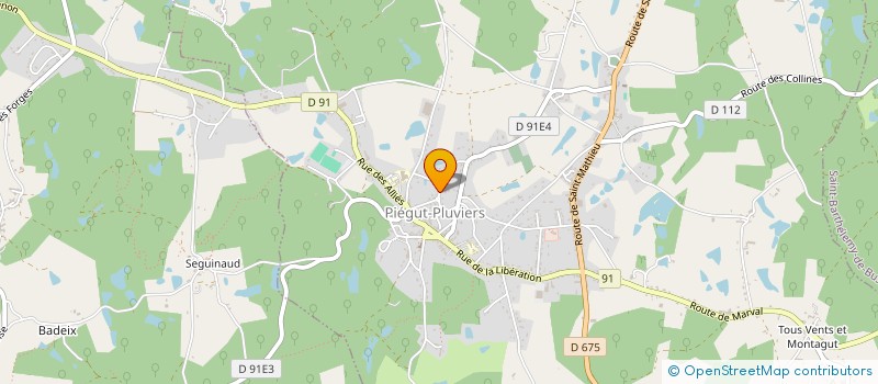 localisation de l'entreprise TOUS A MOTO POUR KYLIAN  PIEGUT-PLUVIERS