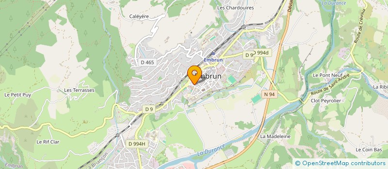 localisation de l'entreprise TOUS A TABLE  EMBRUN