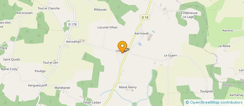 localisation de l'entreprise TOUS A VOS PLUMES ASSOCIATION DE PARENTS D'ELEVES DE L'ECOLE LES PLUMES  INGUINIEL