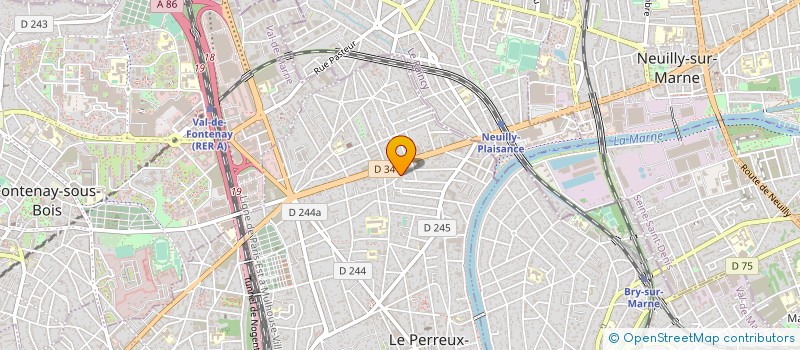 localisation de l'entreprise TOUS ACIERS SPECIAUX ET PRODUITS METALL  LE PERREUX-SUR-MARNE