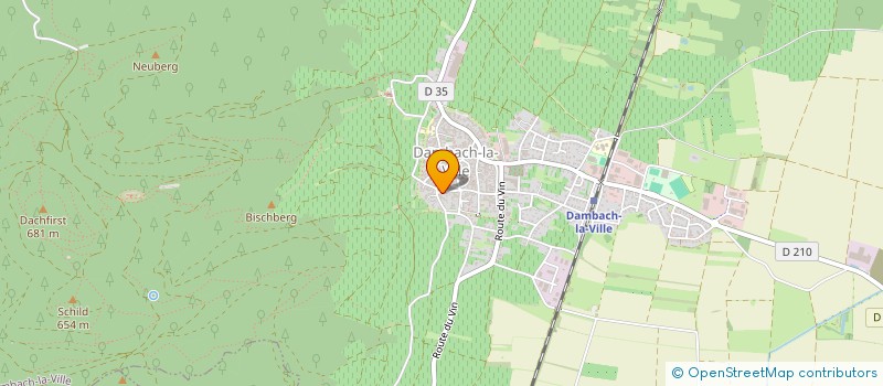 localisation de l'entreprise TOUS AU BERNSTEIN  DAMBACH LA VILLE