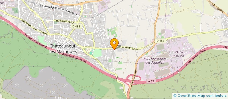 localisation de l'entreprise TOUS AU COLLEGE à CHATEAUNEUF-LES-MARTIGUES