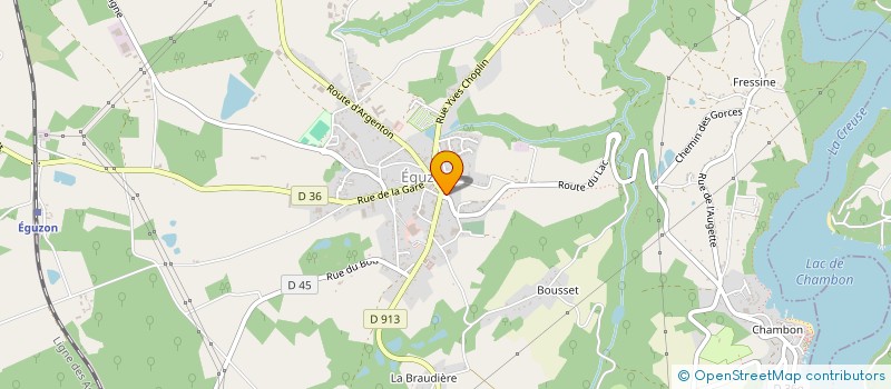 localisation de l'entreprise TOUS AUTOUR D'EGUZON à EGUZON-CHANTOME