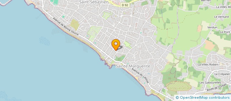 localisation de l'entreprise TOUS AVEC ALEXANDRE PAIN  PORNICHET