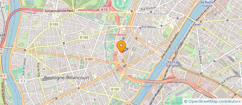 localisation de l'entreprise TOUS AZIMUTS PRODUCTIONS  PARIS