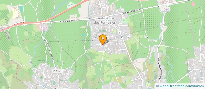 localisation de l'entreprise TOUS CAVALIERS EQUITHERAPIE 66  SAINT-GENIS-DES-FONTAINES