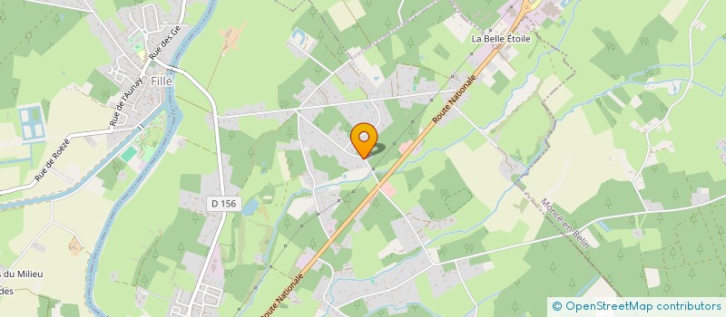 localisation de l'entreprise TOUS CES CHAPS  GUECELARD