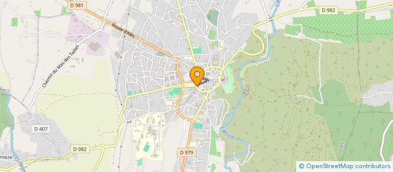 localisation de l'entreprise TOUS COMPTES FAITS  UZES