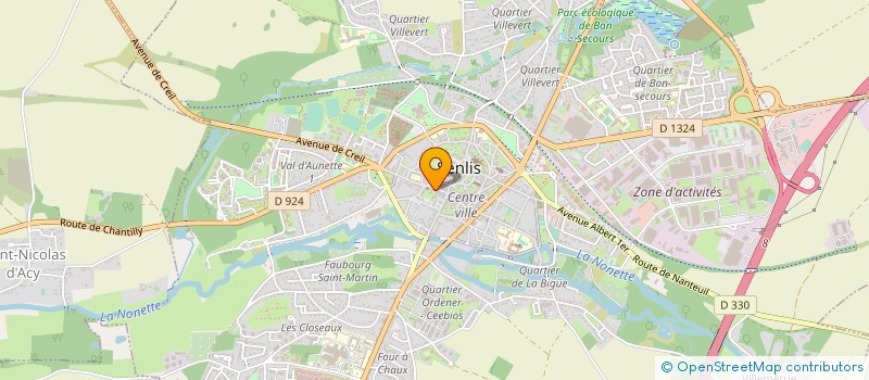 localisation de l'entreprise TOUS CONSEILS ET INTERVENTIONS à SENLIS