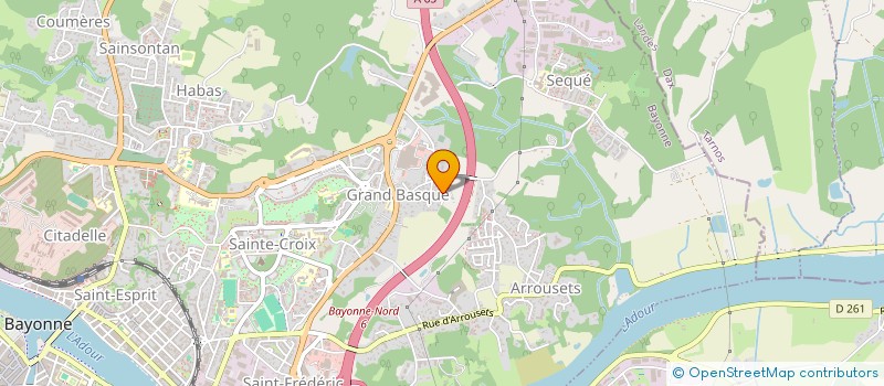 localisation de l'entreprise TOUS CONSEILS RH à BAYONNE
