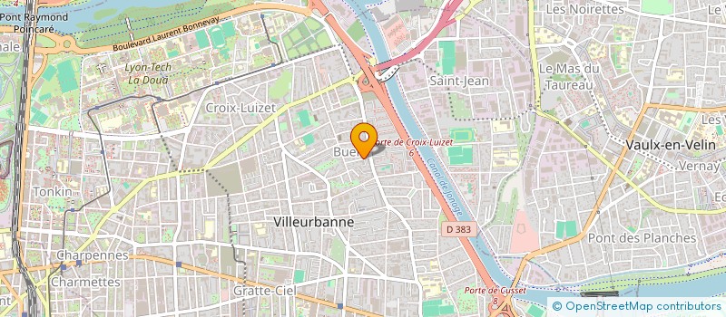 localisation de l'entreprise TOUS DEBOUT POUR ANAS  VILLEURBANNE