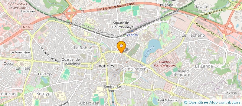 localisation de l'entreprise TOUS DECORS à VANNES