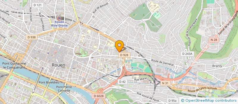 localisation de l'entreprise TOUS DEHORS à ROUEN