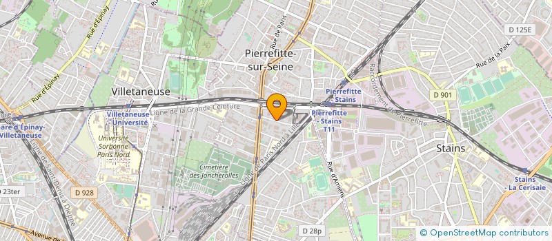 localisation de l'entreprise TOUS DEPANNAGES à PIERREFITTE-SUR-SEINE