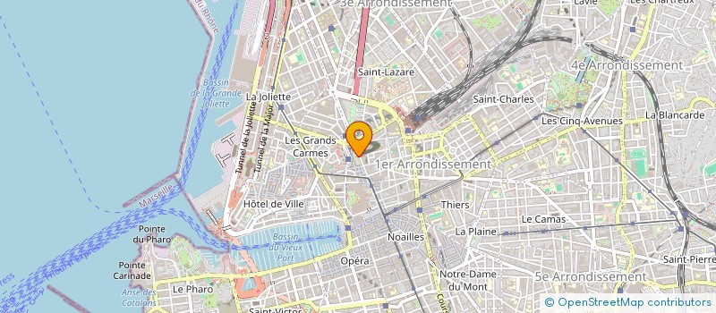 localisation de l'entreprise TOUS DES ARTISTES  MARSEILLE