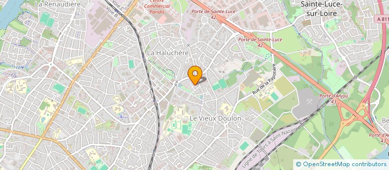 localisation de l'entreprise TOUS DIFFERENTS : PRECIEUX DANS L'HUMANITAIRE à NANTES