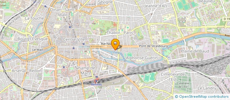 localisation de l'entreprise TOUS DIFFERENTS/TOUS EGAUX  RENNES