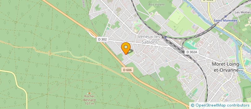 localisation de l'entreprise TOUS DYSFFERENTS à MORET-LOING-ET-ORVANNE